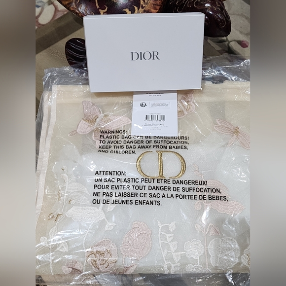 Dior GWP Butterfly Tote And Pouch Set New